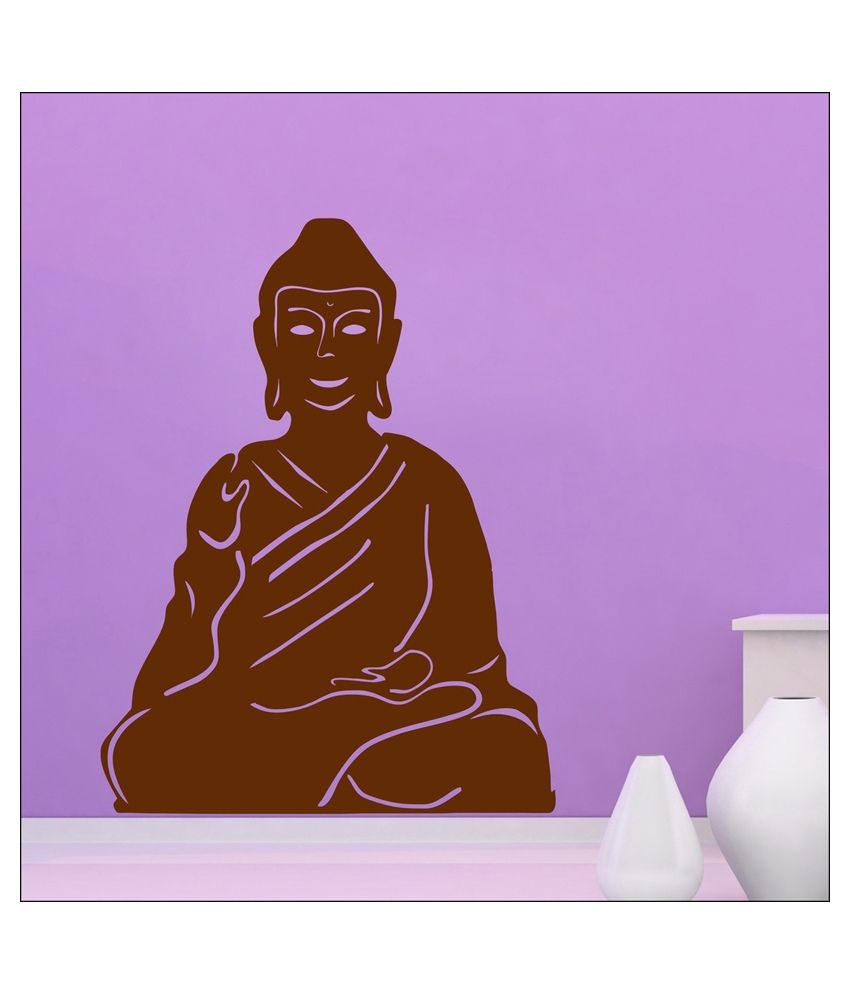     			Decor Villa Lord Buddha PVC Wall Stickers