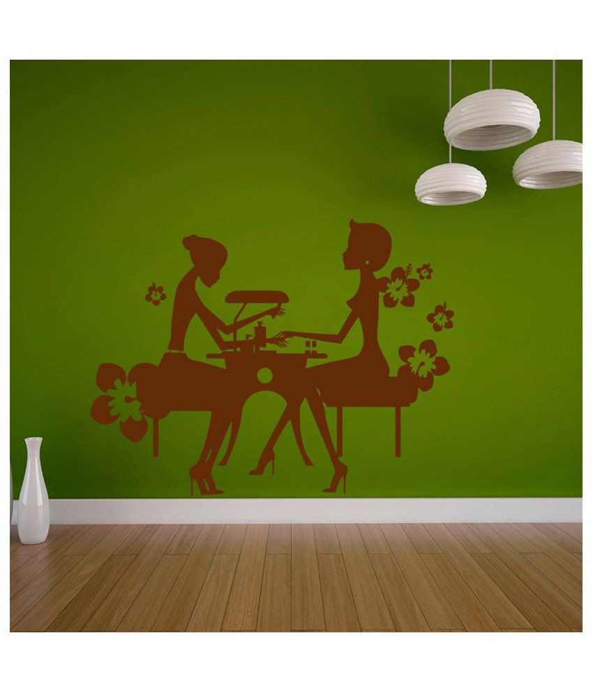     			Decor Villa Girl Gossip PVC Wall Stickers