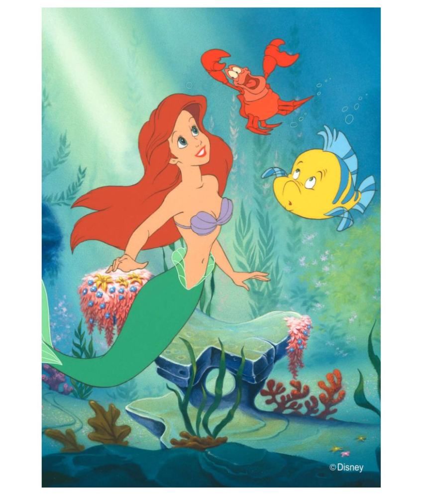 Orka Princess Ariel Paper Art Prints With Frame Single Piece Orka Princess Ariel Paper Art Prints With Frame Single Piece At Best In India On