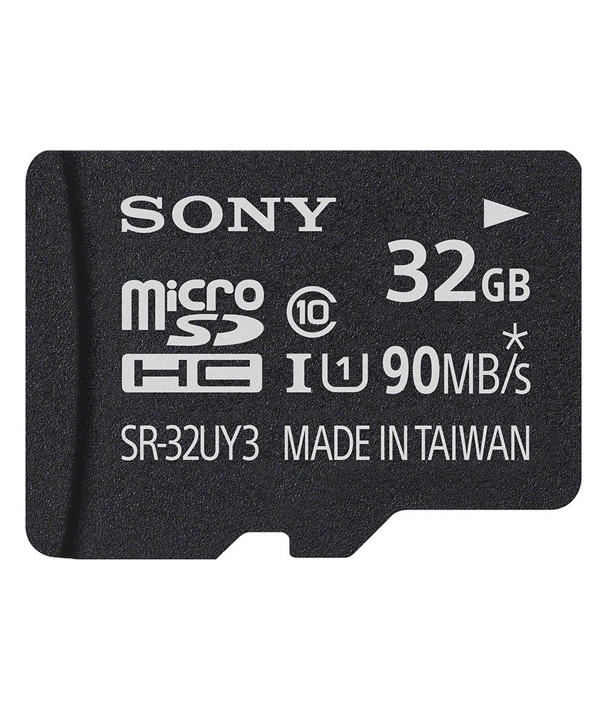     			Sony 32GB MicroSD Class 10 UHS-1 High Speed Memory Card (SR-32UY3)