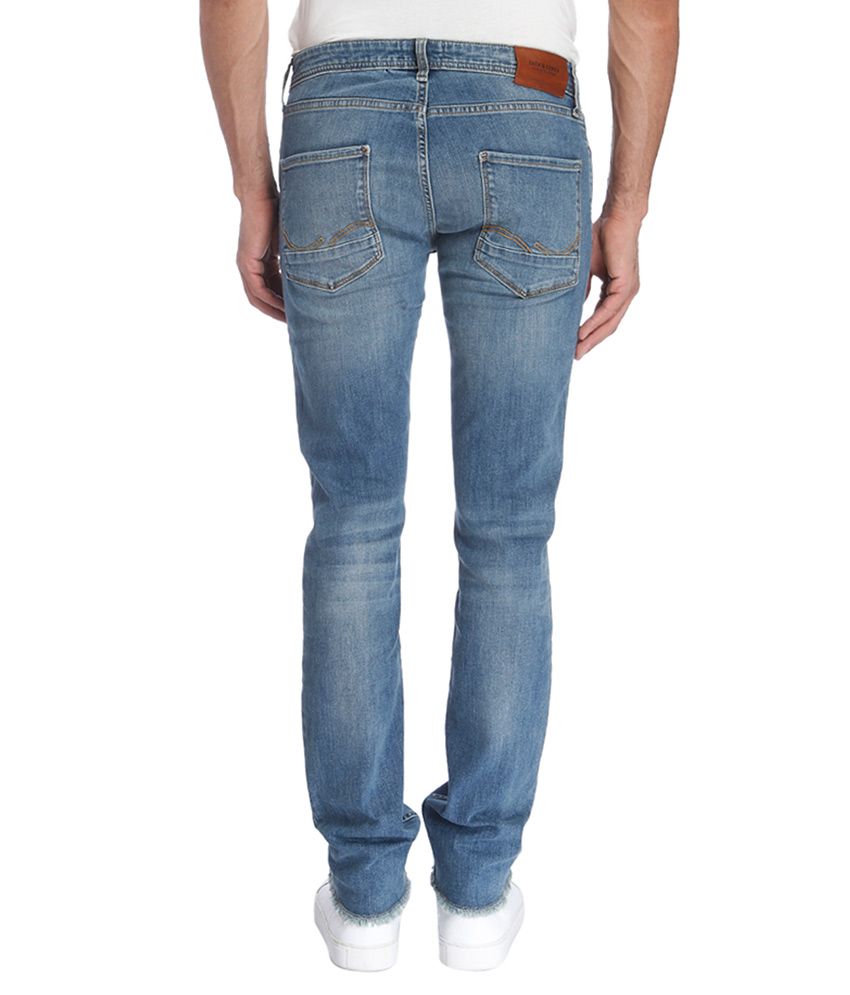jack and jones light blue jeans