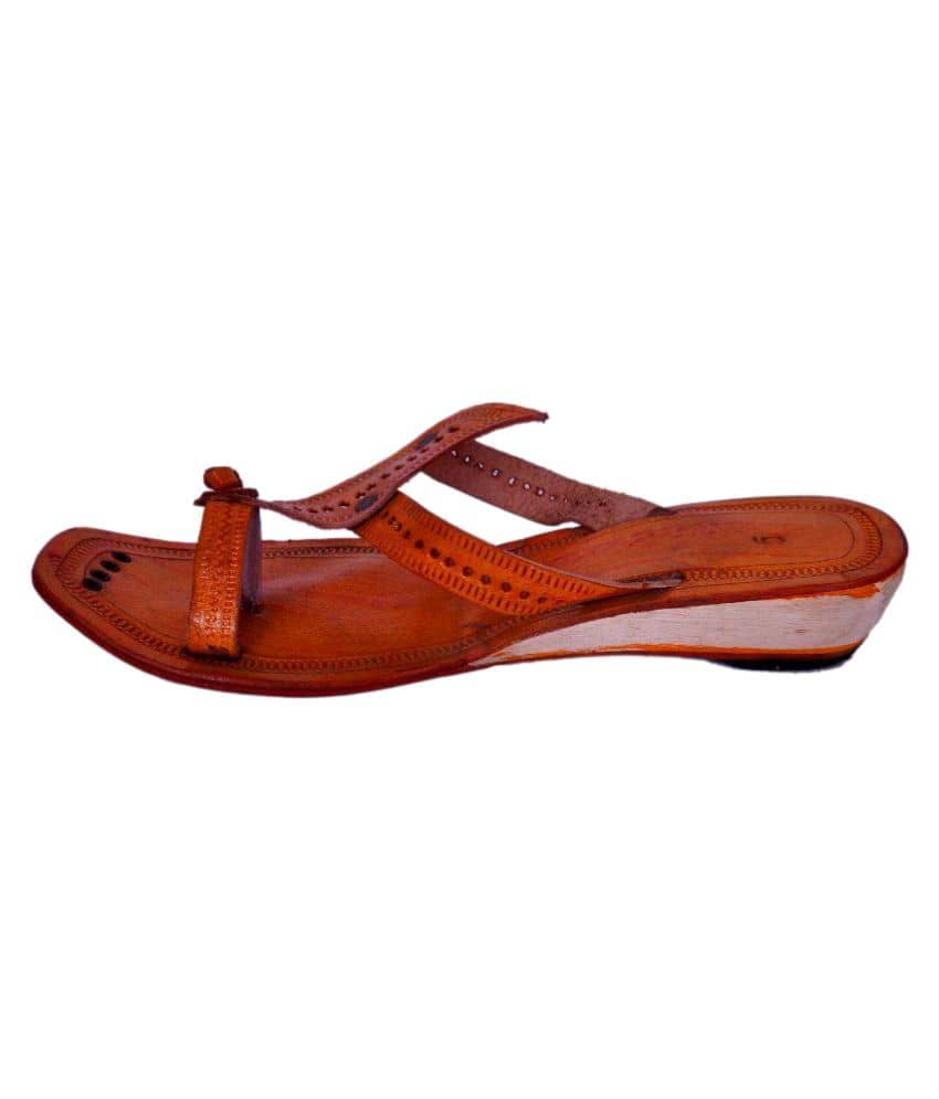 kolhapuri chappal wedges