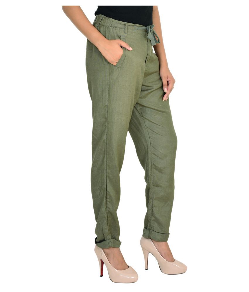 formal pants green