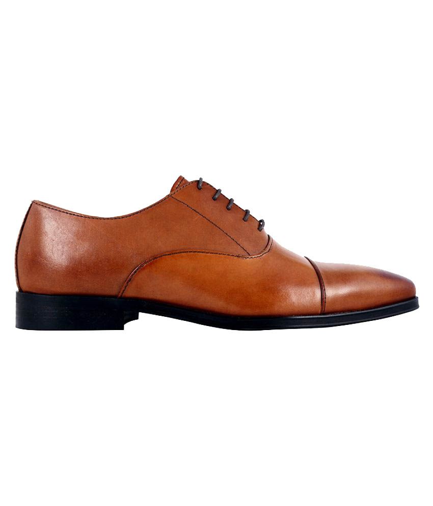 Urban Country Tan Oxfords Genuine Leather Formal Shoes Price in India ...