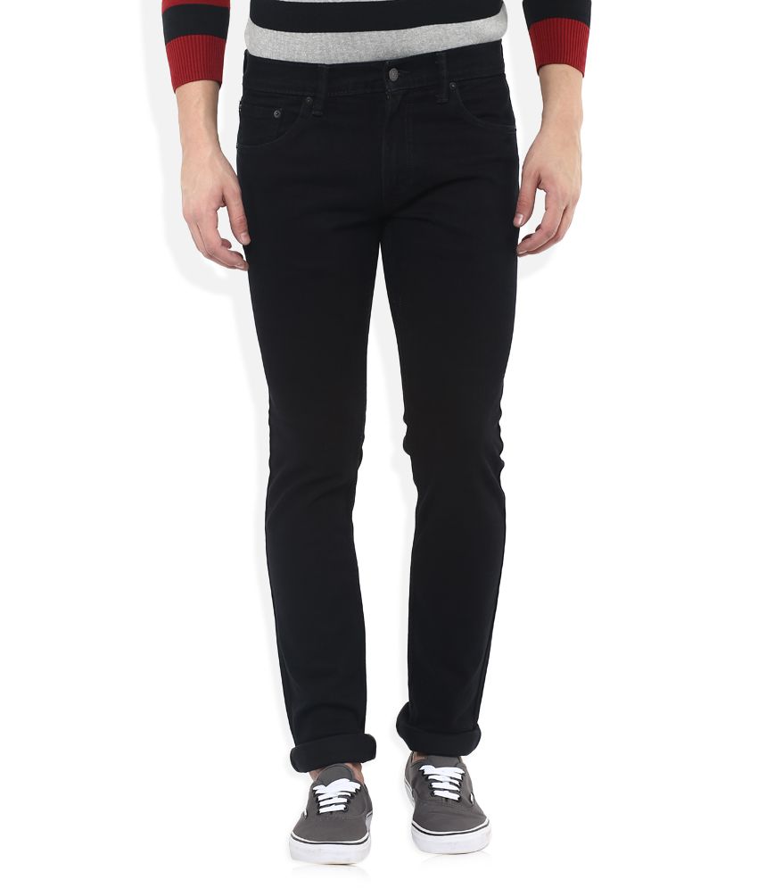 Levis Black 65504 Skinny Fit Jeans 