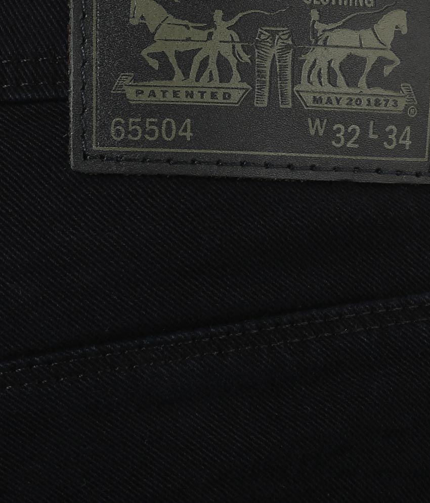 levis 65504 black