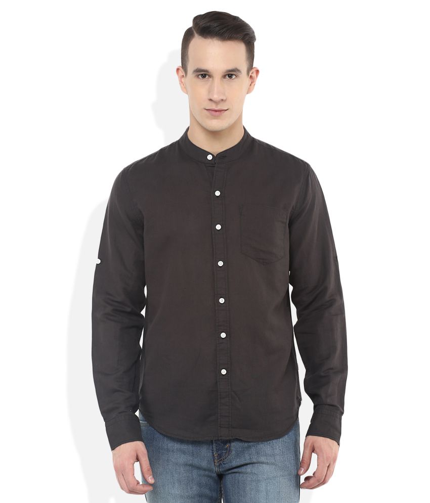 Levis Black Regular Fit Shirt - Buy Levis Black Regular Fit Shirt ...