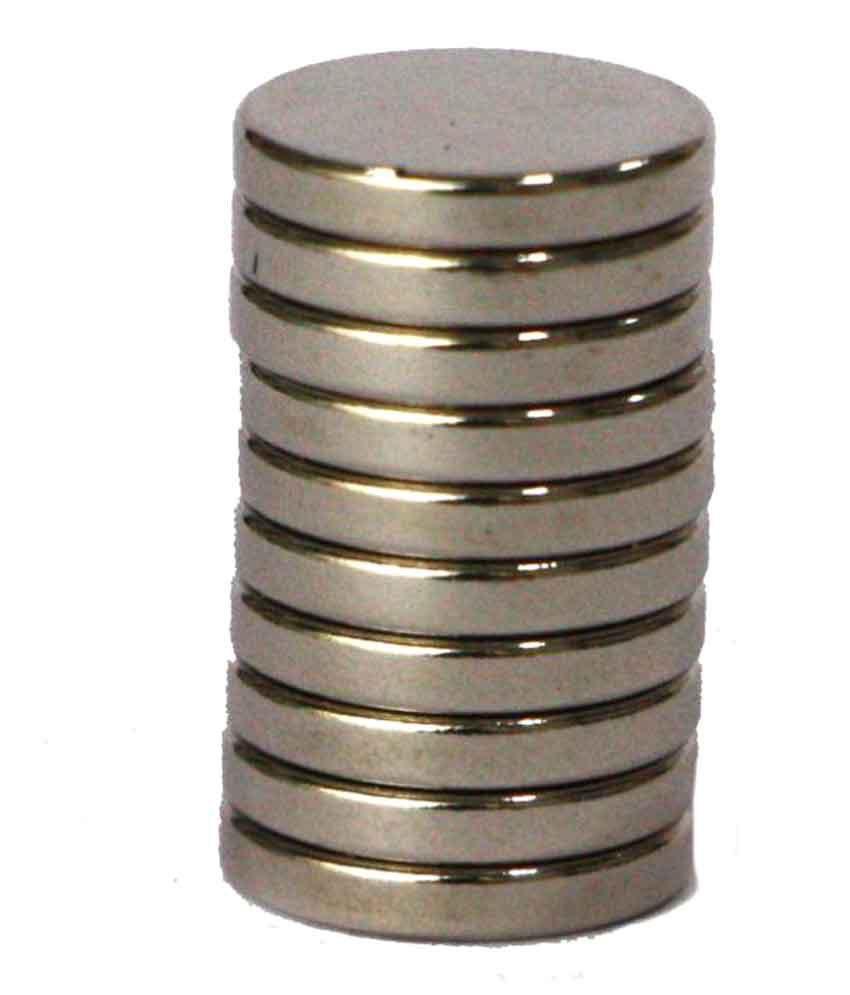     			Triomag Silver Hobby Magnet (12mm) - Pack of 10