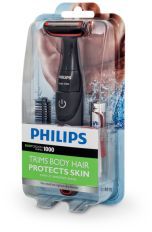 Philips BG105/11 Body Groomer Black and Red