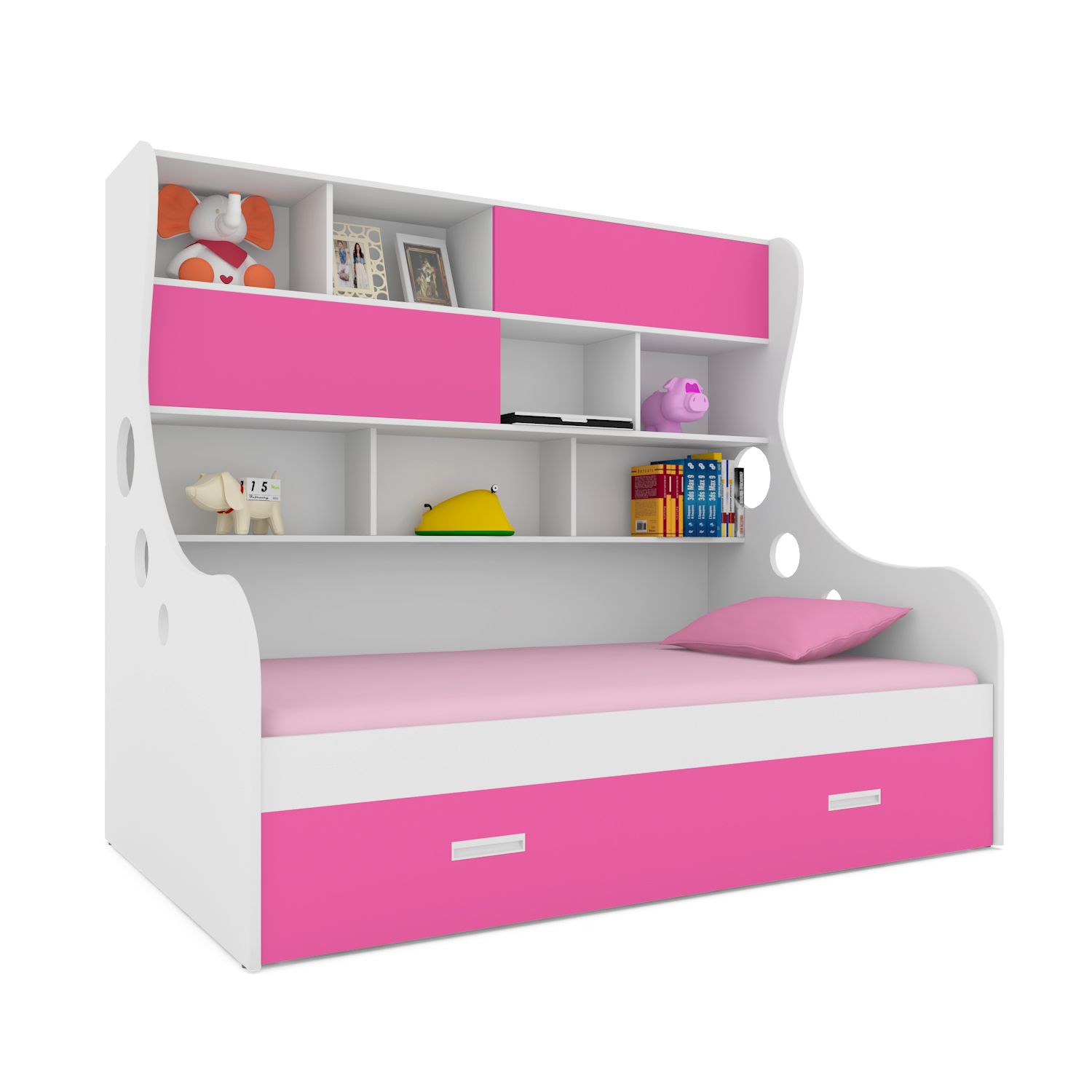 single bed for girl with storage