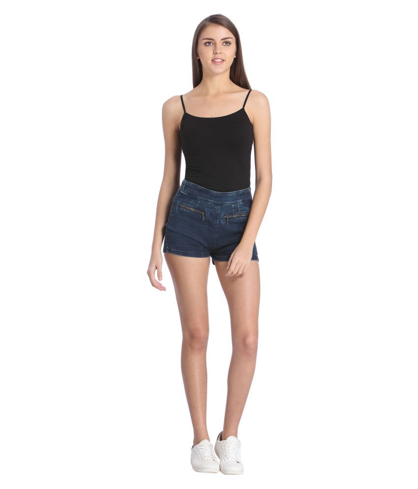 denim hot pants womens