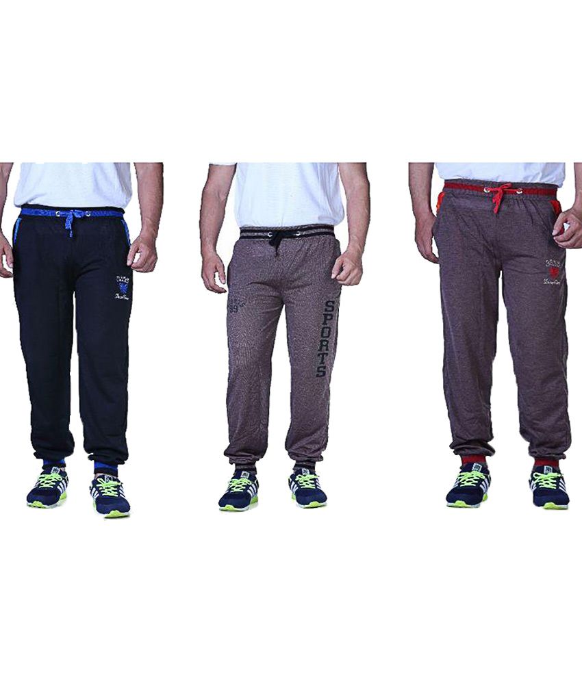 mens multi pocket joggers