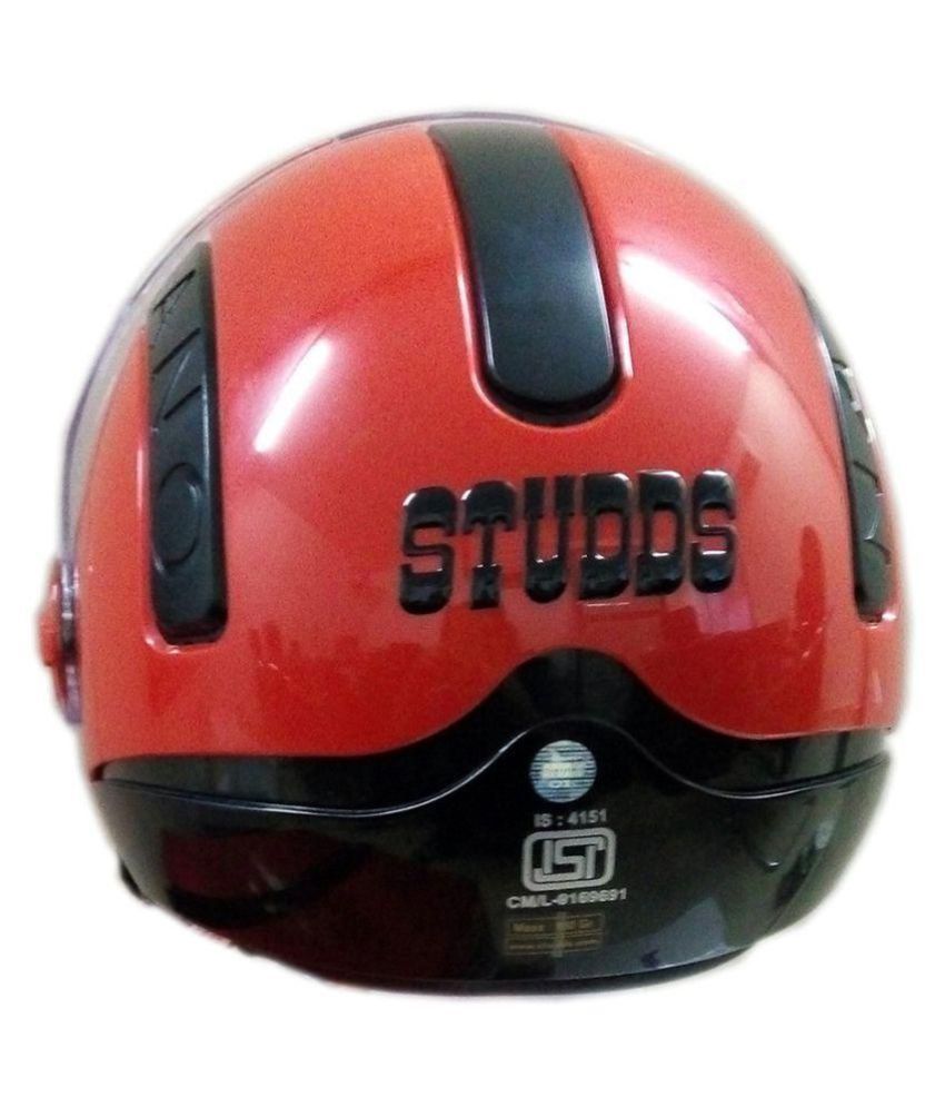 Studds Nano 560 - Open Face Helmet Red S: Buy Studds Nano 560 - Open ...