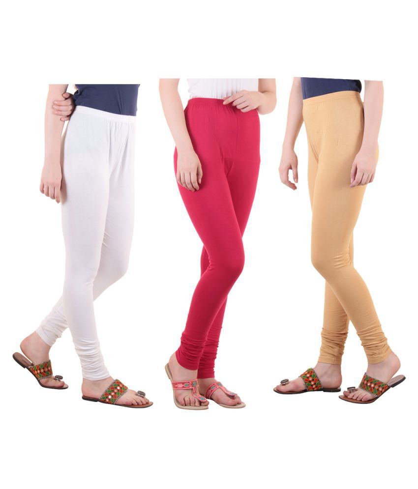     			Diaz Cotton Lycra Pack of 3 Leggings