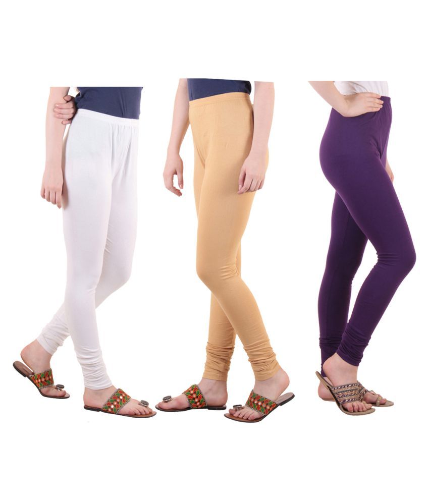     			Diaz Cotton Lycra Pack of 3 Leggings