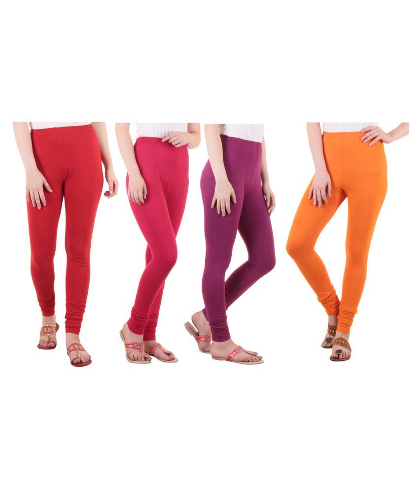     			Diaz Cotton Lycra Pack of 4 Leggings