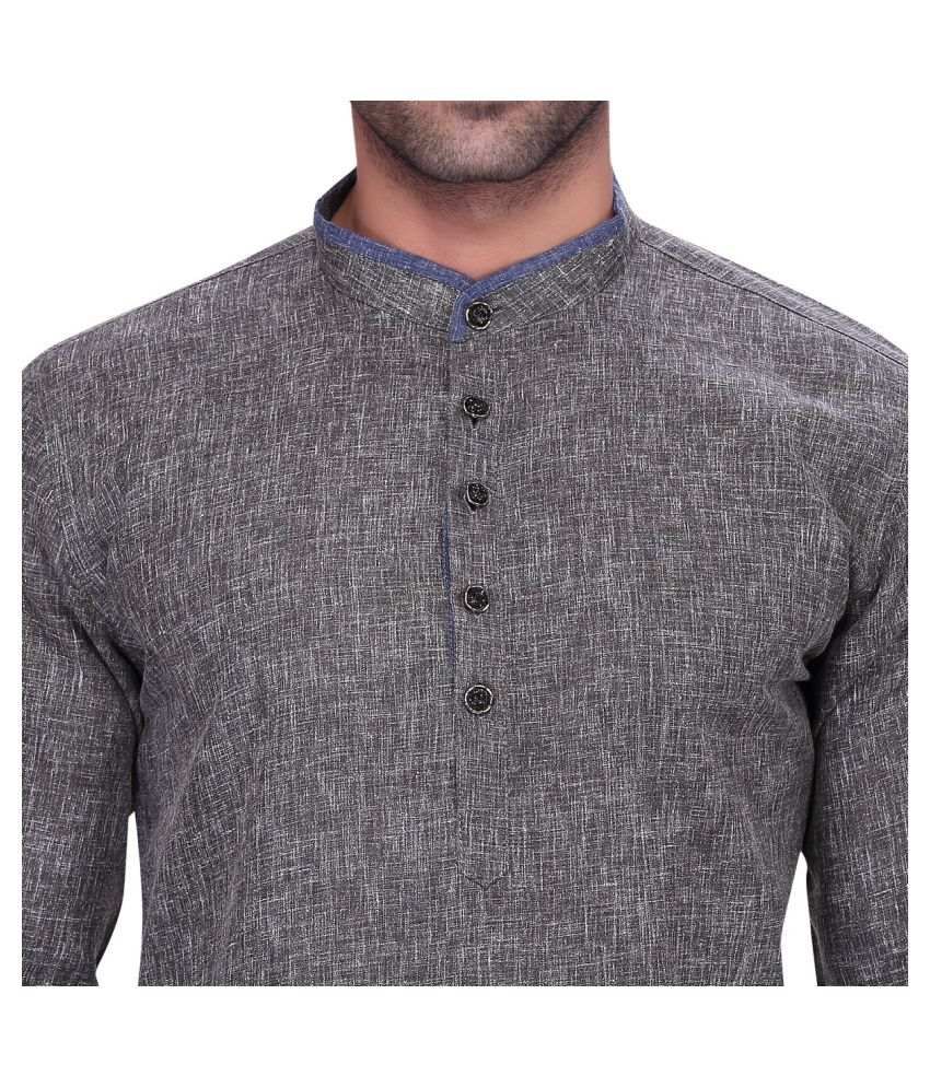 kurta grey colour