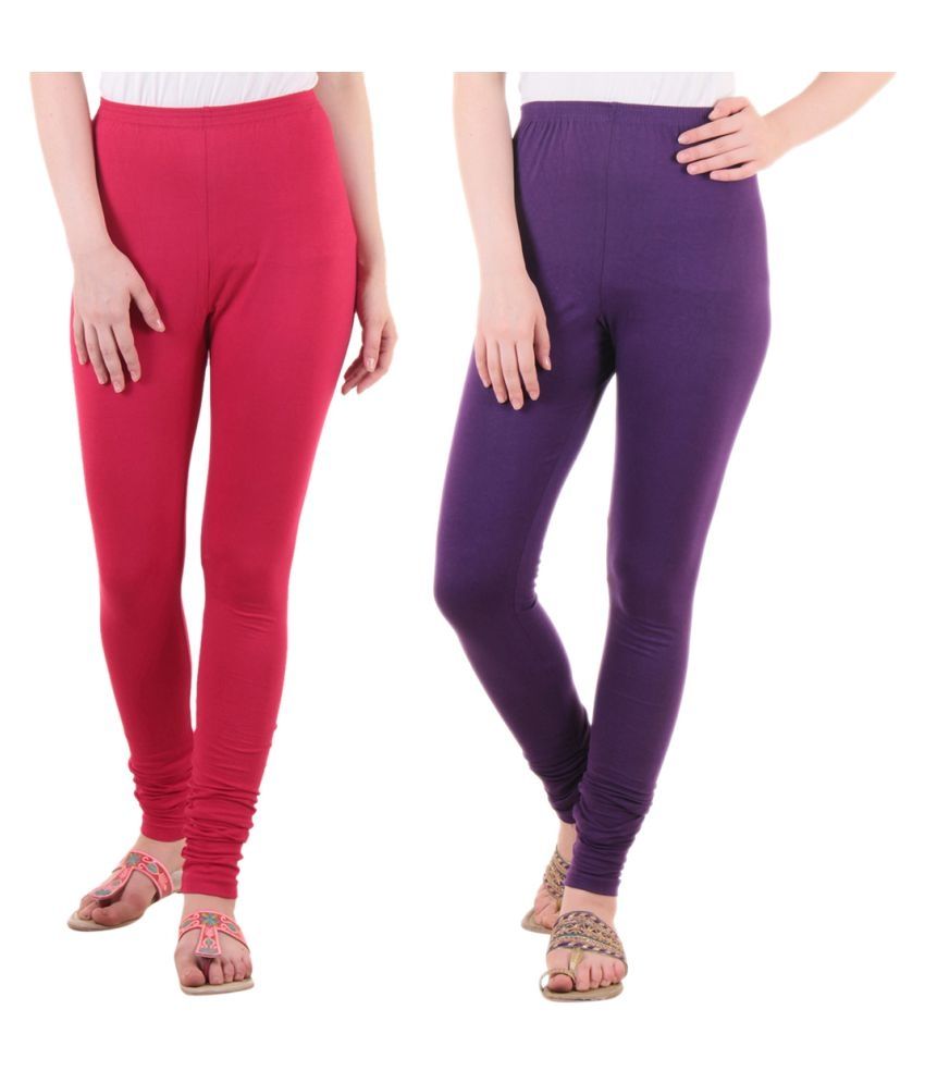     			Diaz Cotton Lycra Pack of 2 Leggings