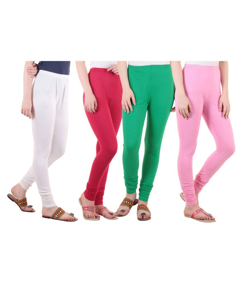     			Diaz Cotton Lycra Pack of 4 Leggings