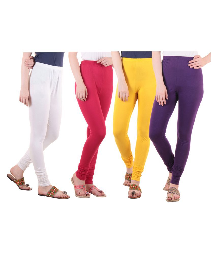     			Diaz Cotton Lycra Pack of 4 Leggings