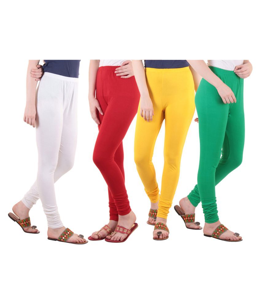     			Diaz Cotton Lycra Pack of 4 Leggings