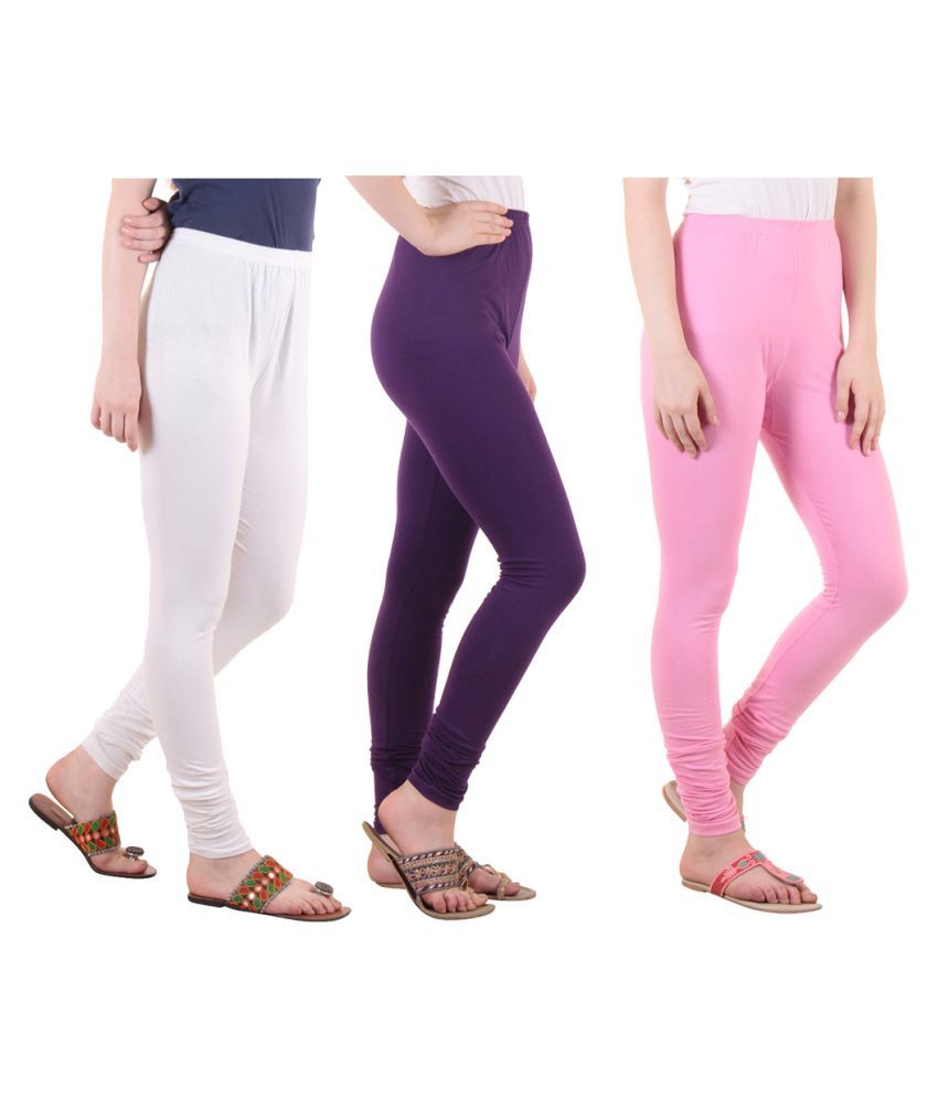     			Diaz Cotton Lycra Pack of 3 Leggings