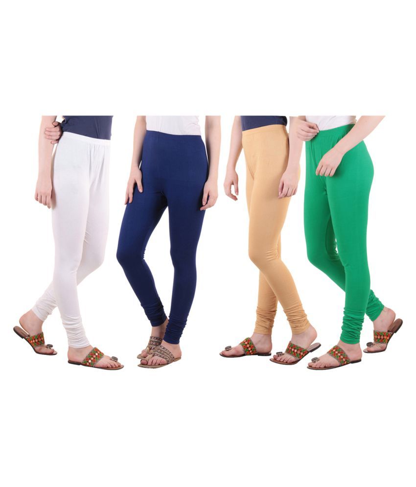     			Diaz Cotton Lycra Pack of 4 Leggings