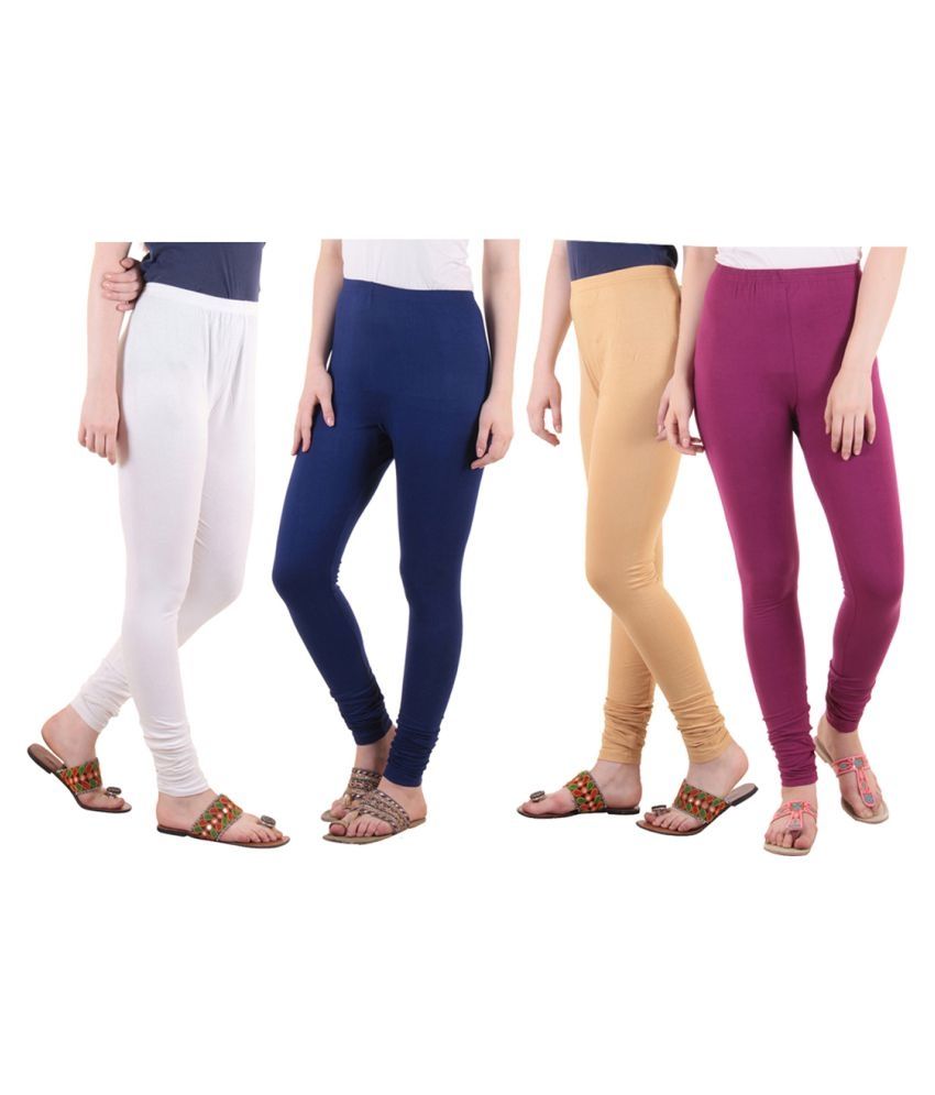     			Diaz Cotton Lycra Pack of 4 Leggings