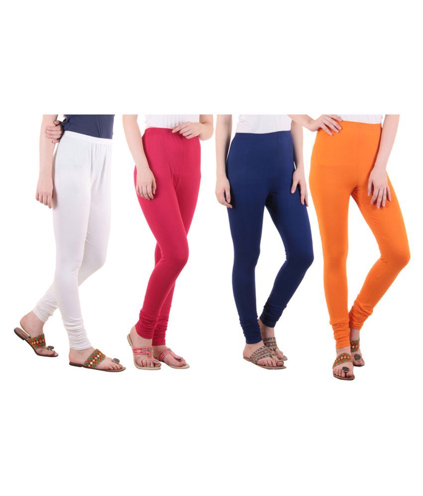     			Diaz Cotton Lycra Pack of 4 Leggings