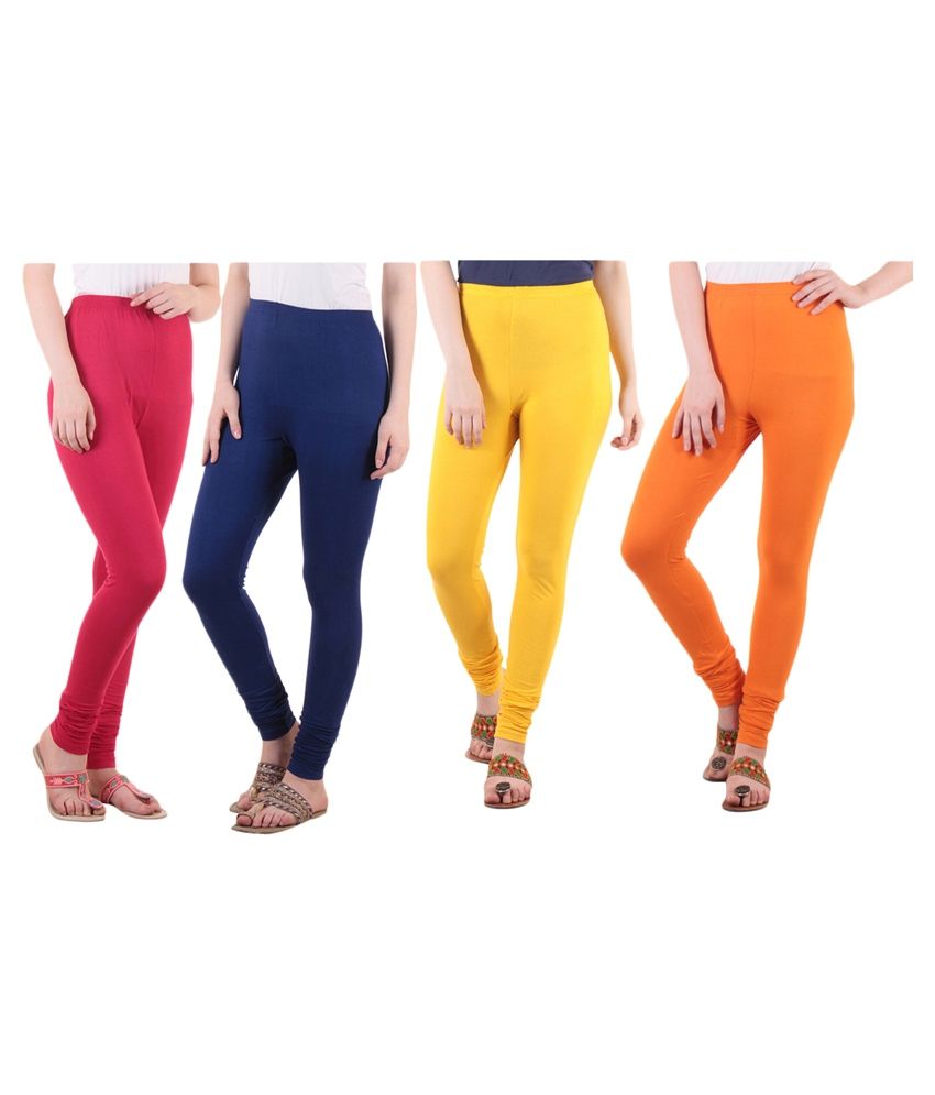     			Diaz Cotton Lycra Pack of 4 Leggings