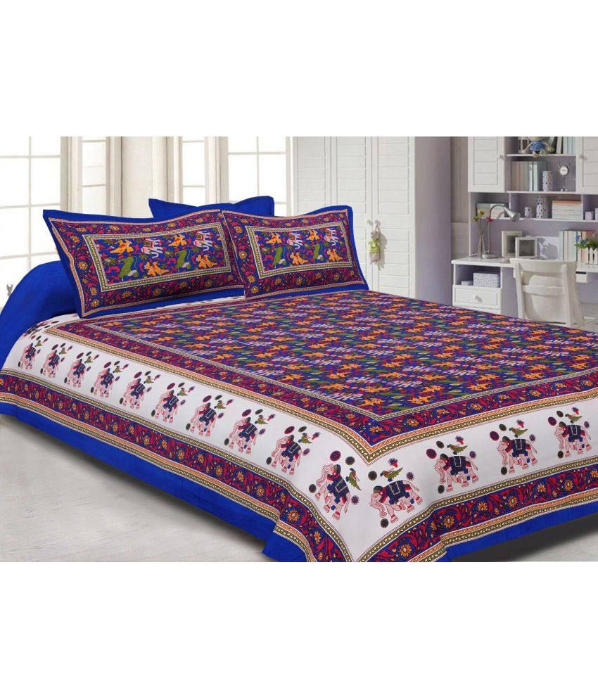 Hometexbazar Double Cotton Traditional Bed Sheet Buy Hometexbazar Double Cotton Traditional