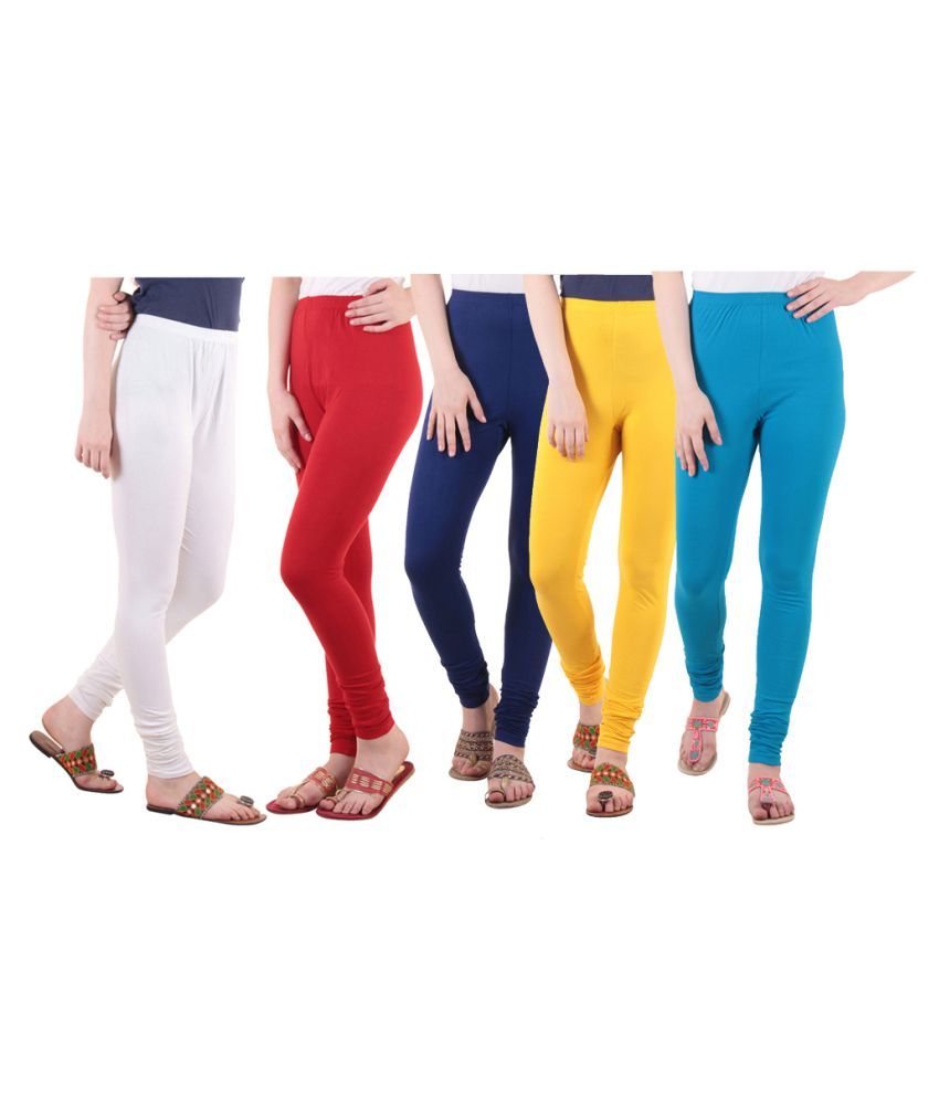     			Diaz Cotton Lycra Pack of 5 Leggings