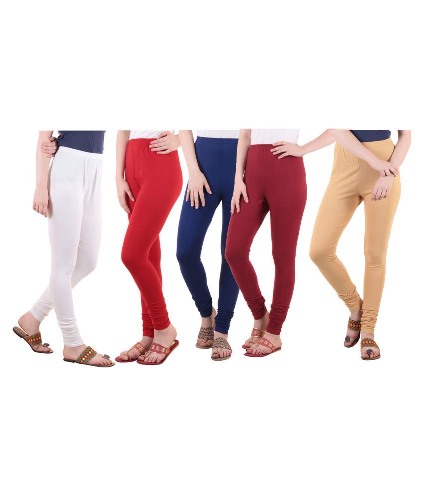     			Diaz Cotton Lycra Pack of 5 Leggings