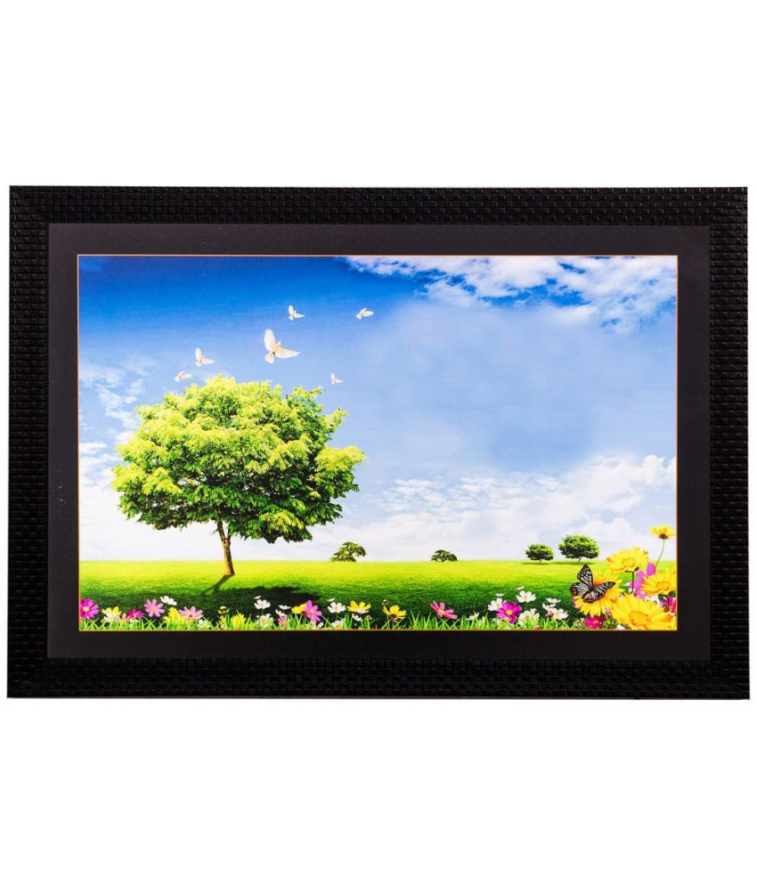     			eCraftIndia Wood Art Prints With Frame Single Piece