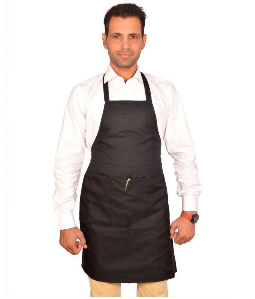     			Switchon - Black Full Apron ( Pack of 1 )