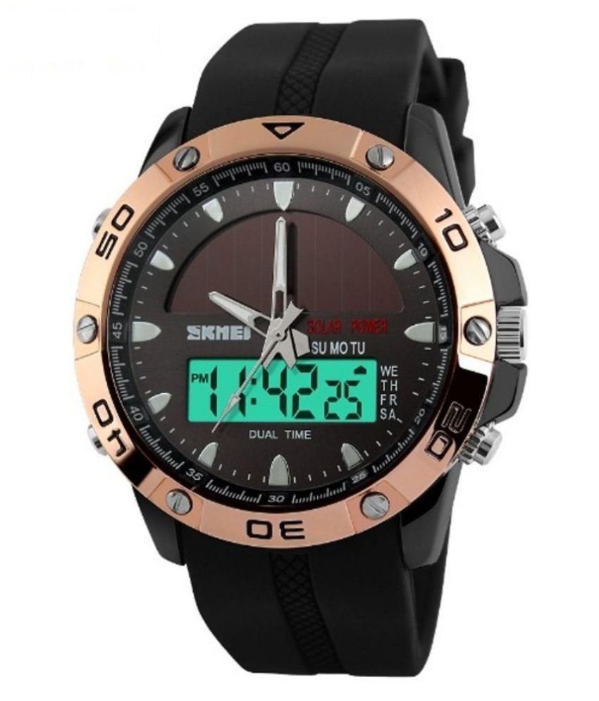 skmei rose gold watch