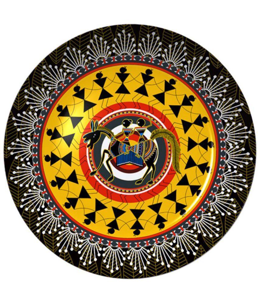 Kolorobia Warli Art Decorative Plate Multi Buy Kolorobia