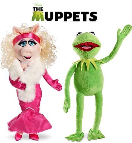 kermit and miss piggy stuffed animals