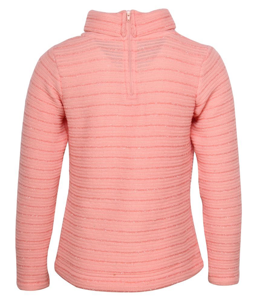 peach sweat shirt