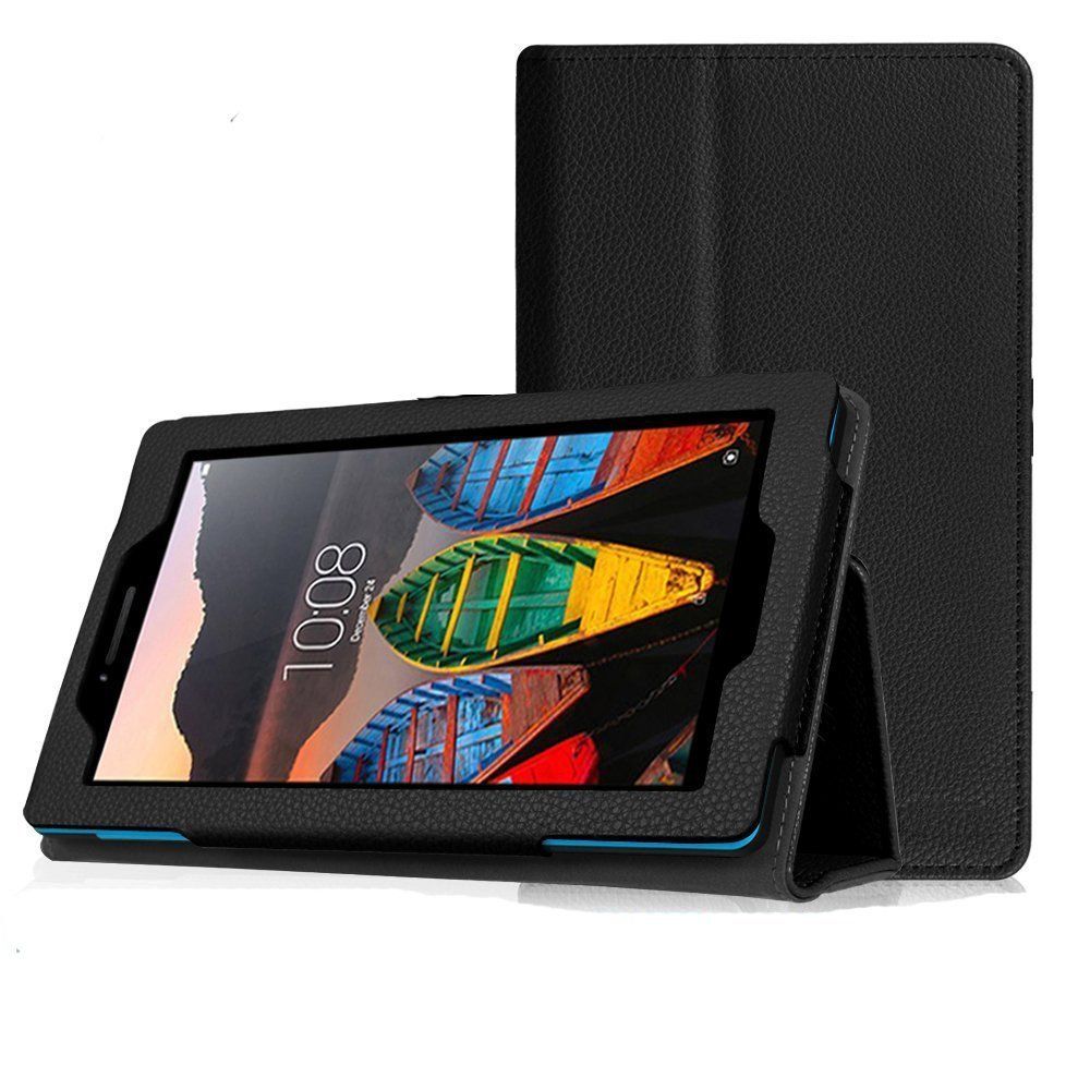 Lenovo Tab 3 7 Essential Tablet Flip Cover By Kram Black Cases