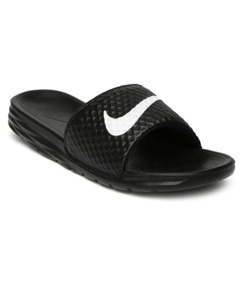 nike benassi solarsoft black