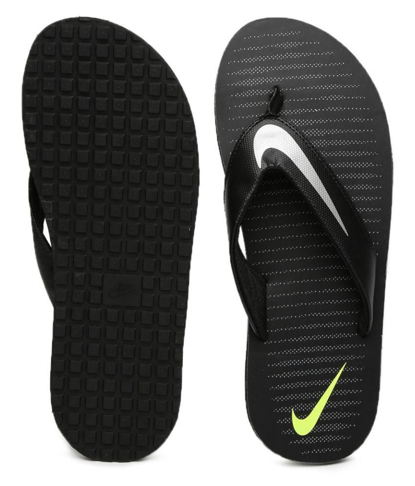 nike black thong flip flop