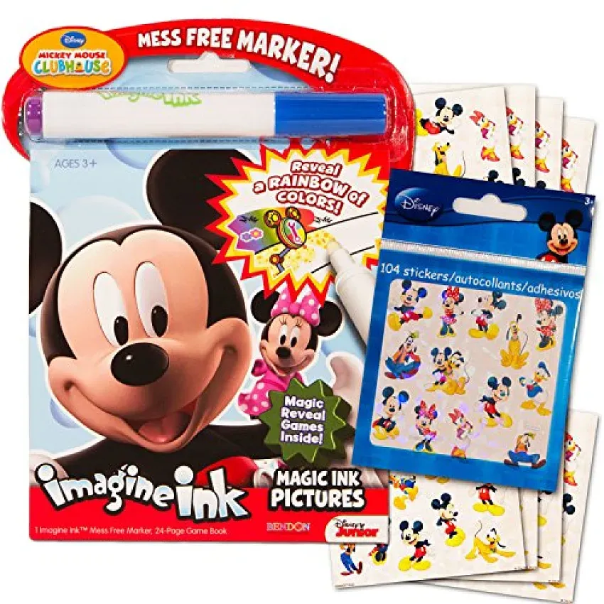 Bendon Disney Mickey Mouse Clubhouse Mess-Free Game Book 