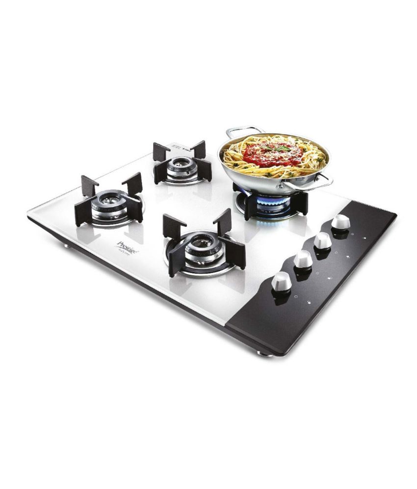     			Prestige PHT 04 4 burner Glass Auto Hob Top