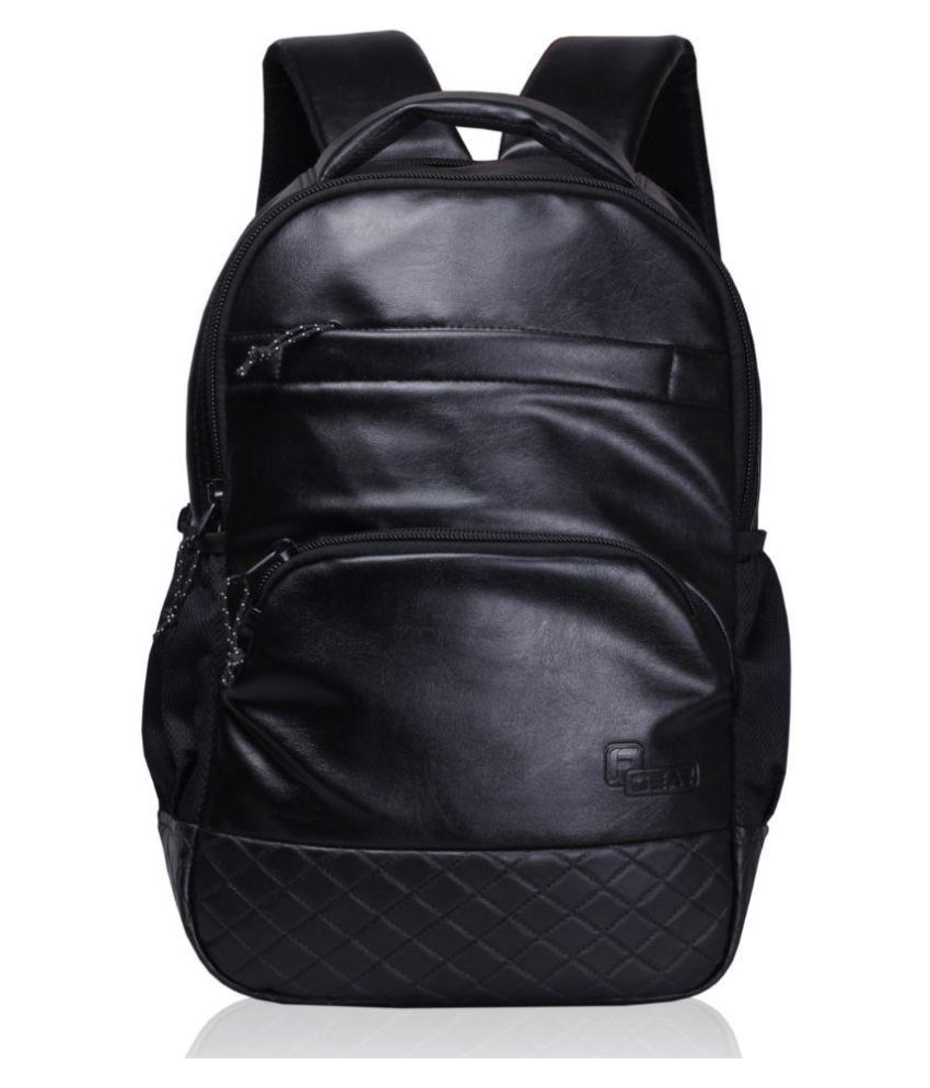 F Gear Black Backpack