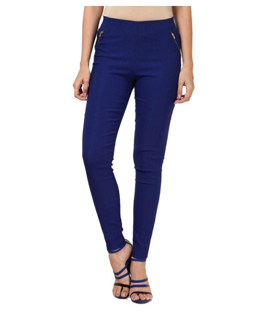 jeggings navy blue