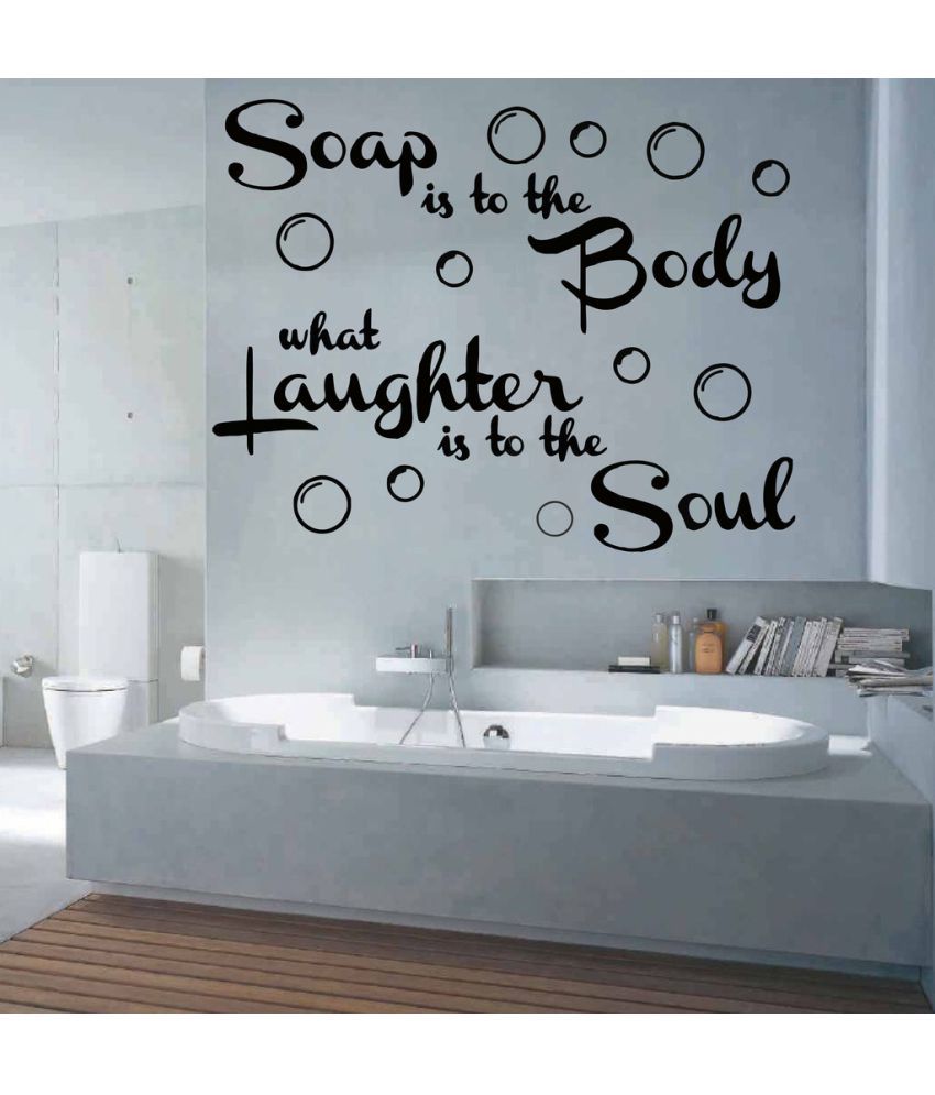     			Decor villa Soap in the body what laughter Vinyl Wall Stickers