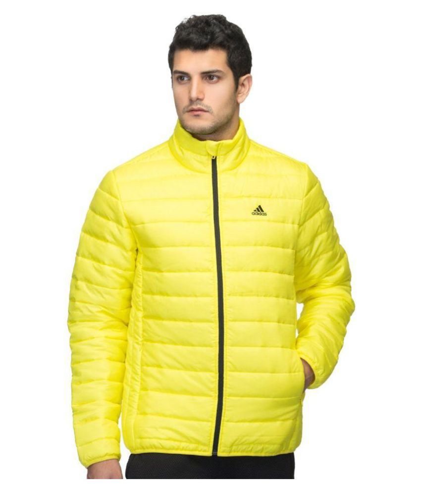 yellow adidas bomber jacket