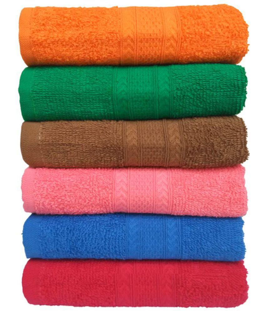     			Lepid Set of 6 Hand Towel Multi 40x60