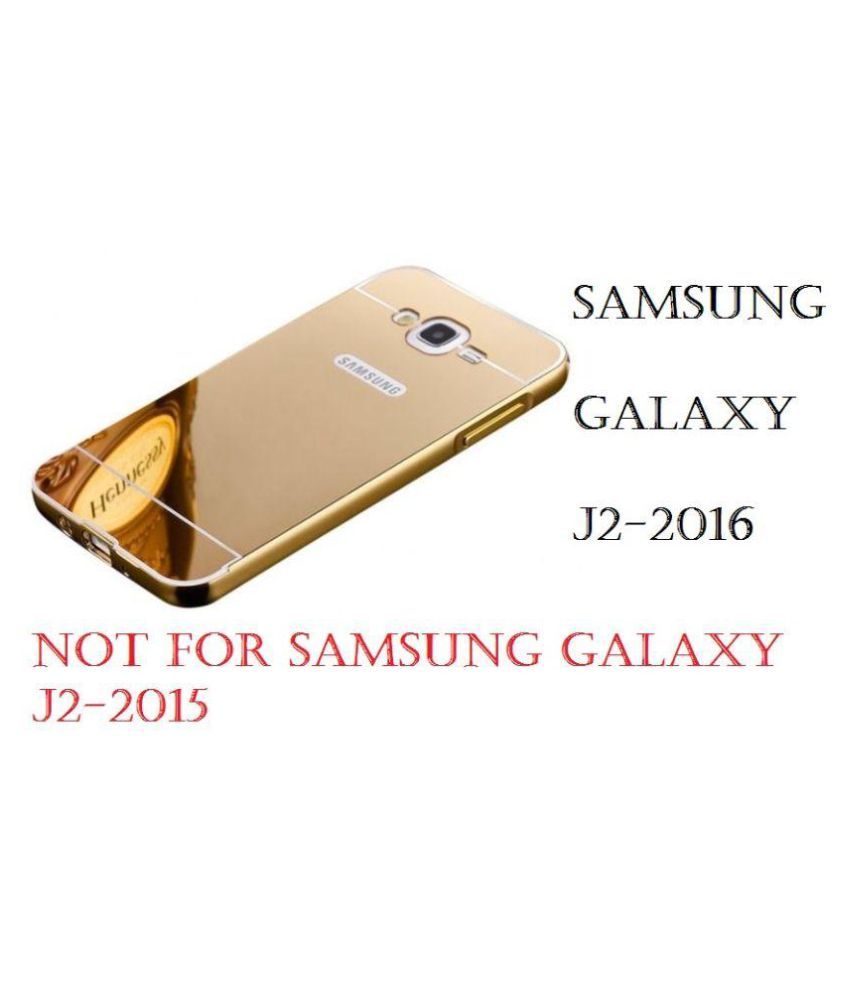 Samsung Galaxy J2 16 Cover By Ktc Golden Plain Back Covers Online At Low Prices Snapdeal India